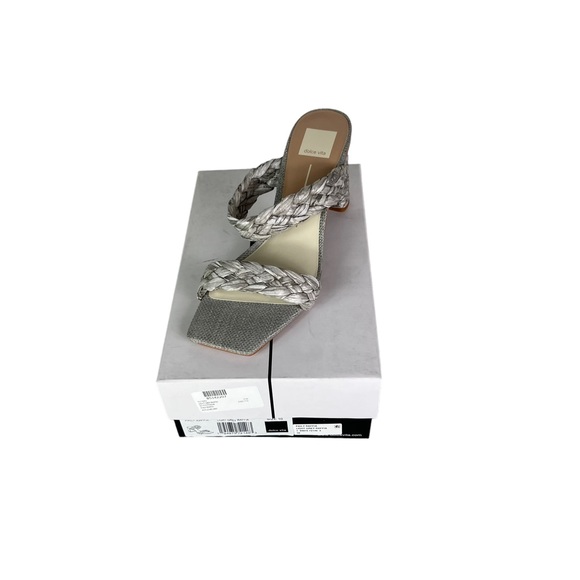 DOLCE VITA PAILY Raffia Heeled Sandals - Picture 10 of 10